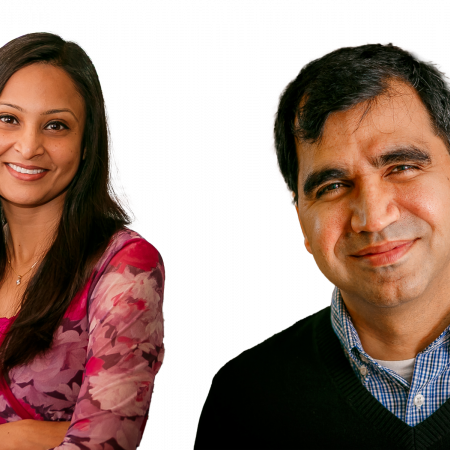 Drs. Pallavi Ghosh and Anil Ojha