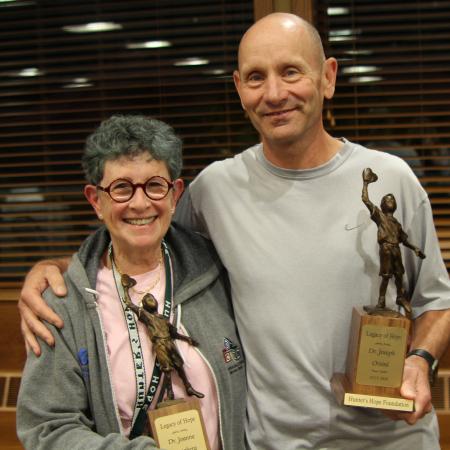 Co-recipients of the 2018 Legacy of Hope Award Co-recipients of the 2018 Legacy of Hope Award