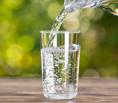 Water in glass