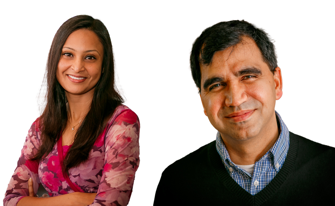 Drs. Pallavi Ghosh and Anil Ojha