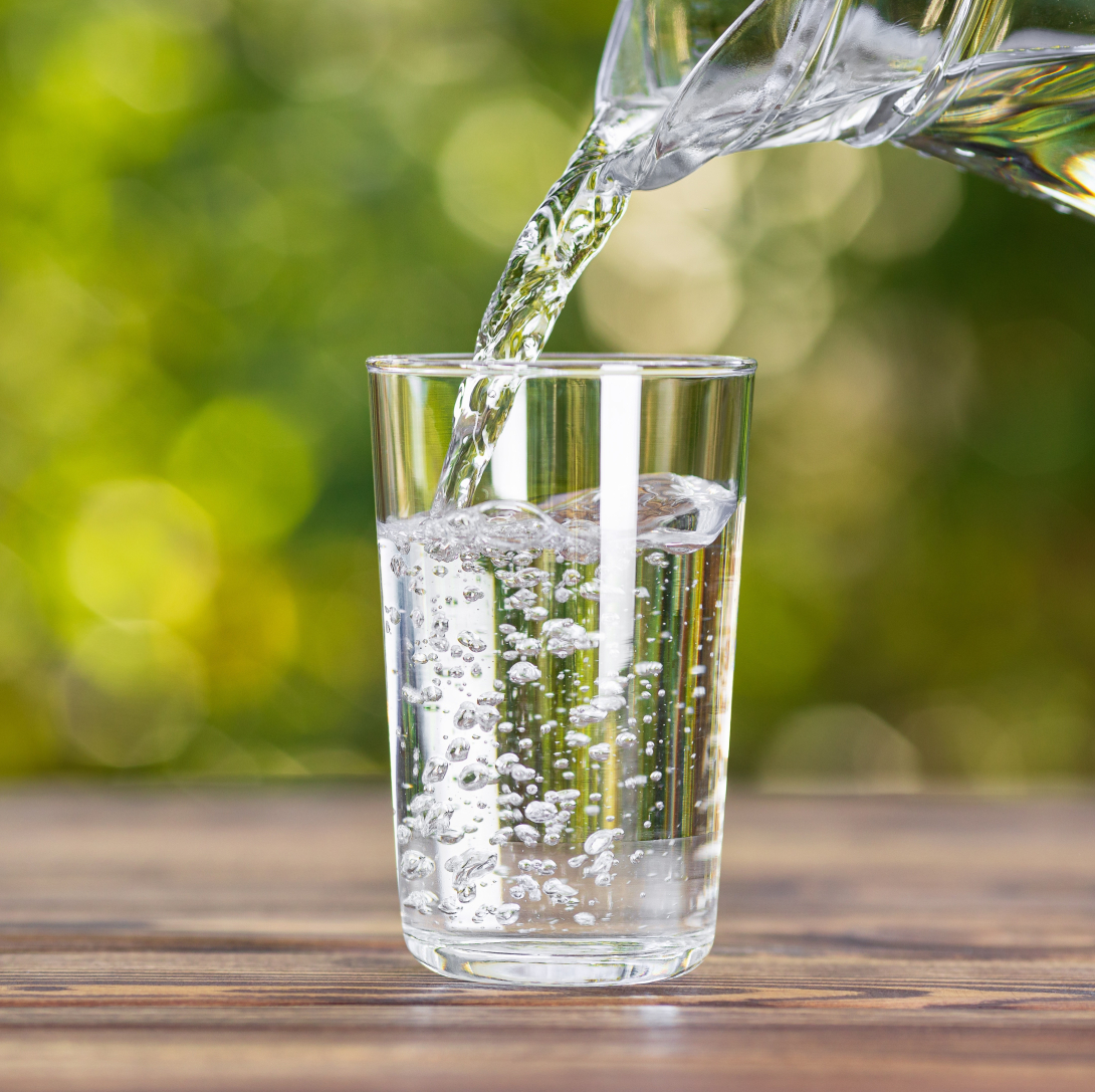 Water in glass
