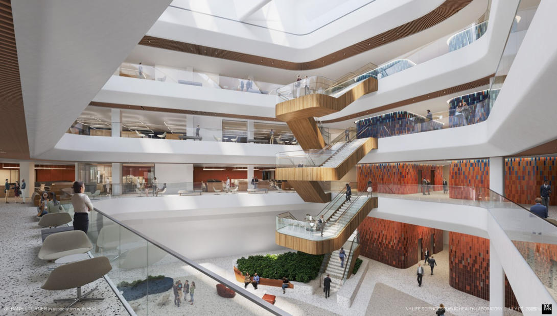 Wadsworth Center Rendering interior